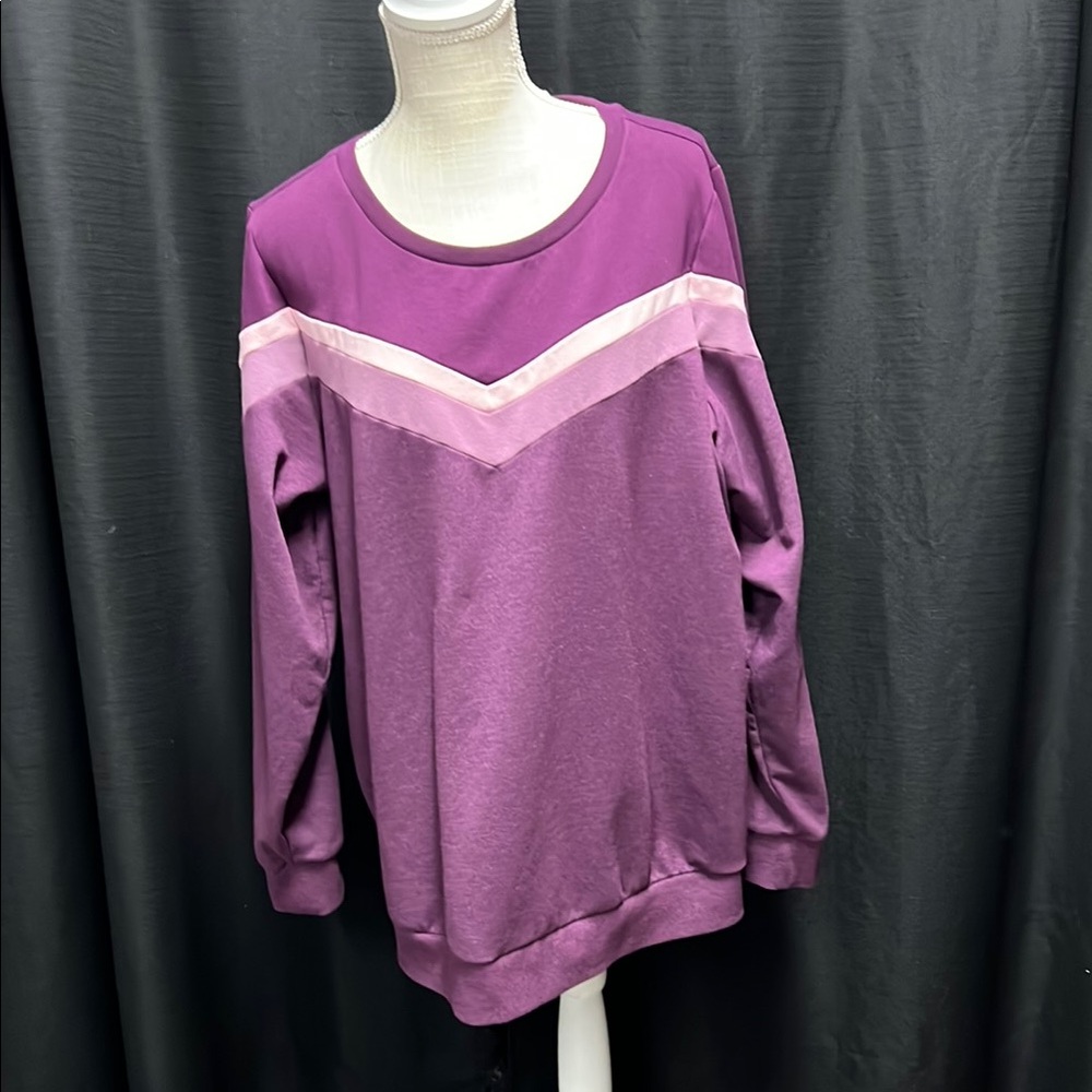 Torrid Purple and Pink Sleepwear Top